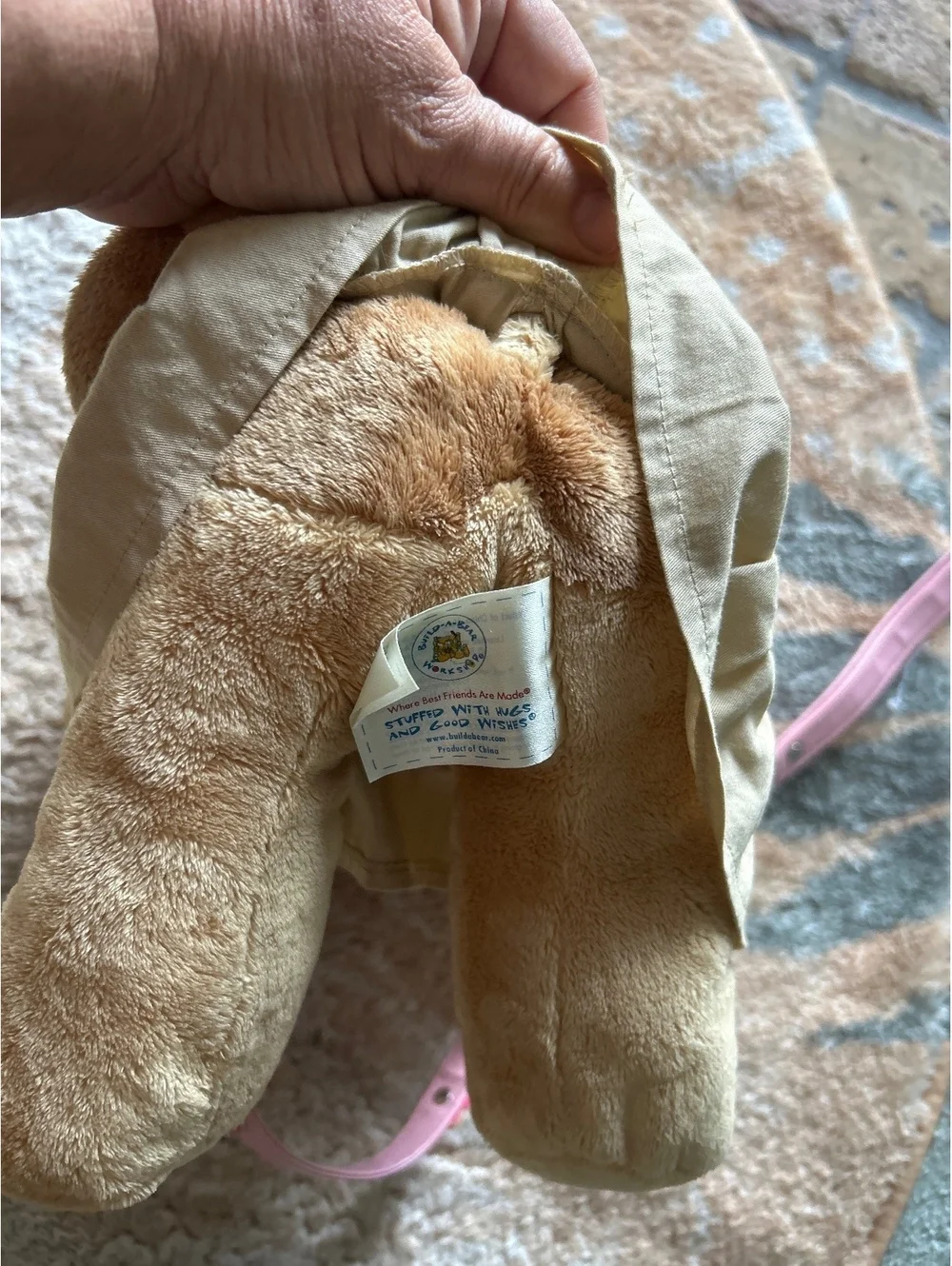 Build a bear puppy with leash
